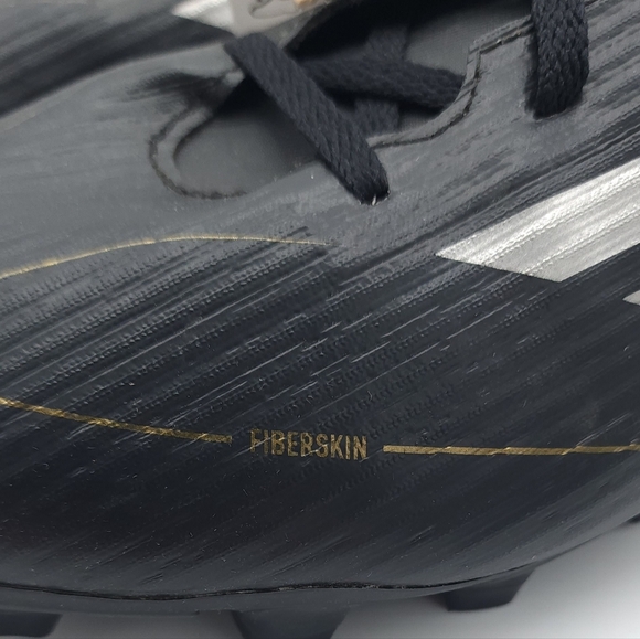 Adidas F50 Club FxG Black/Carbon Fiberskin Multi-Ground Soccer Men's US Size 11 - Picture 8 of 8
